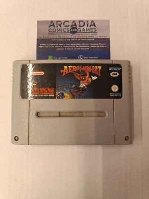 Aero the Acrobat GIG Super Nintendo SNES Solo Cartuccia Loose.
